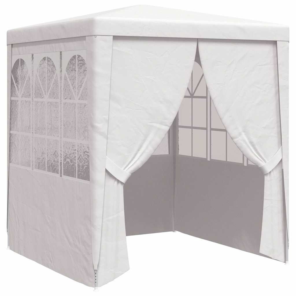 vidaXL Partytent met zijwanden professioneel 90 g/m² 2,5x2,5 m wit