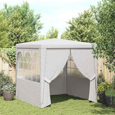 vidaXL Partytent met zijwanden professioneel 90 g/m² 2,5x2,5 m wit