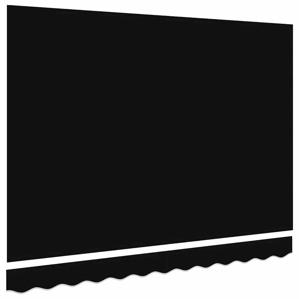 vidaXL Vervangingsdoek Zonnescherm Zwart 280x245cm Polyester - 33% Korting