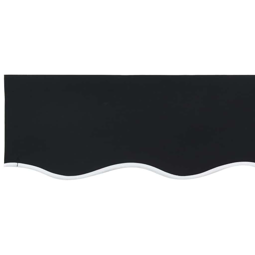 vidaXL Vervangingsdoek Zonnescherm Zwart 280x245cm Polyester - 33% Korting