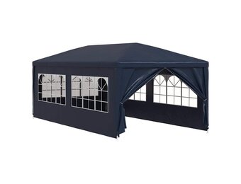 Blauwe Partytent 3x6m - 35% Korting