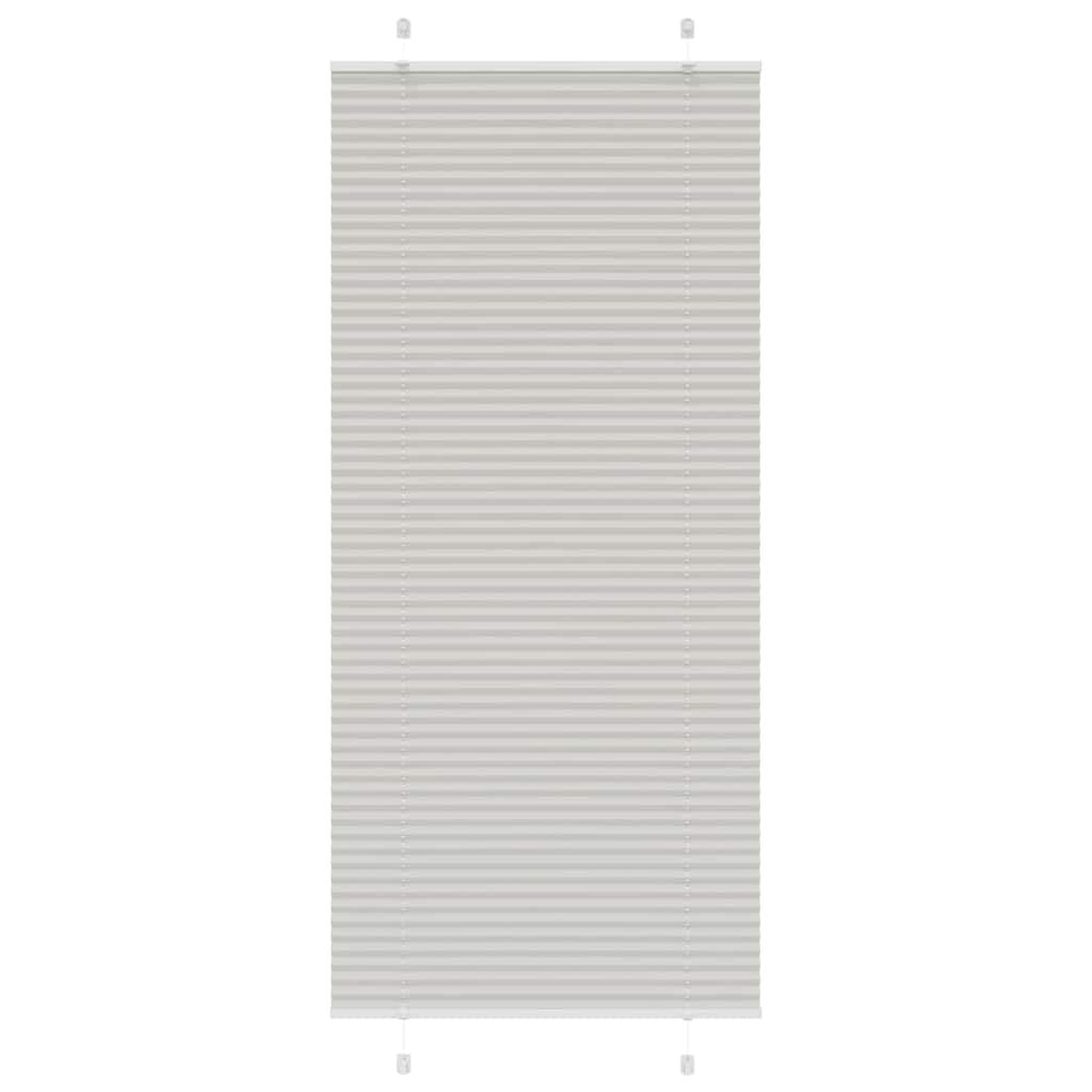 Plissé Rolgordijn Lichtgrijs 100x200 cm - 33% Korting