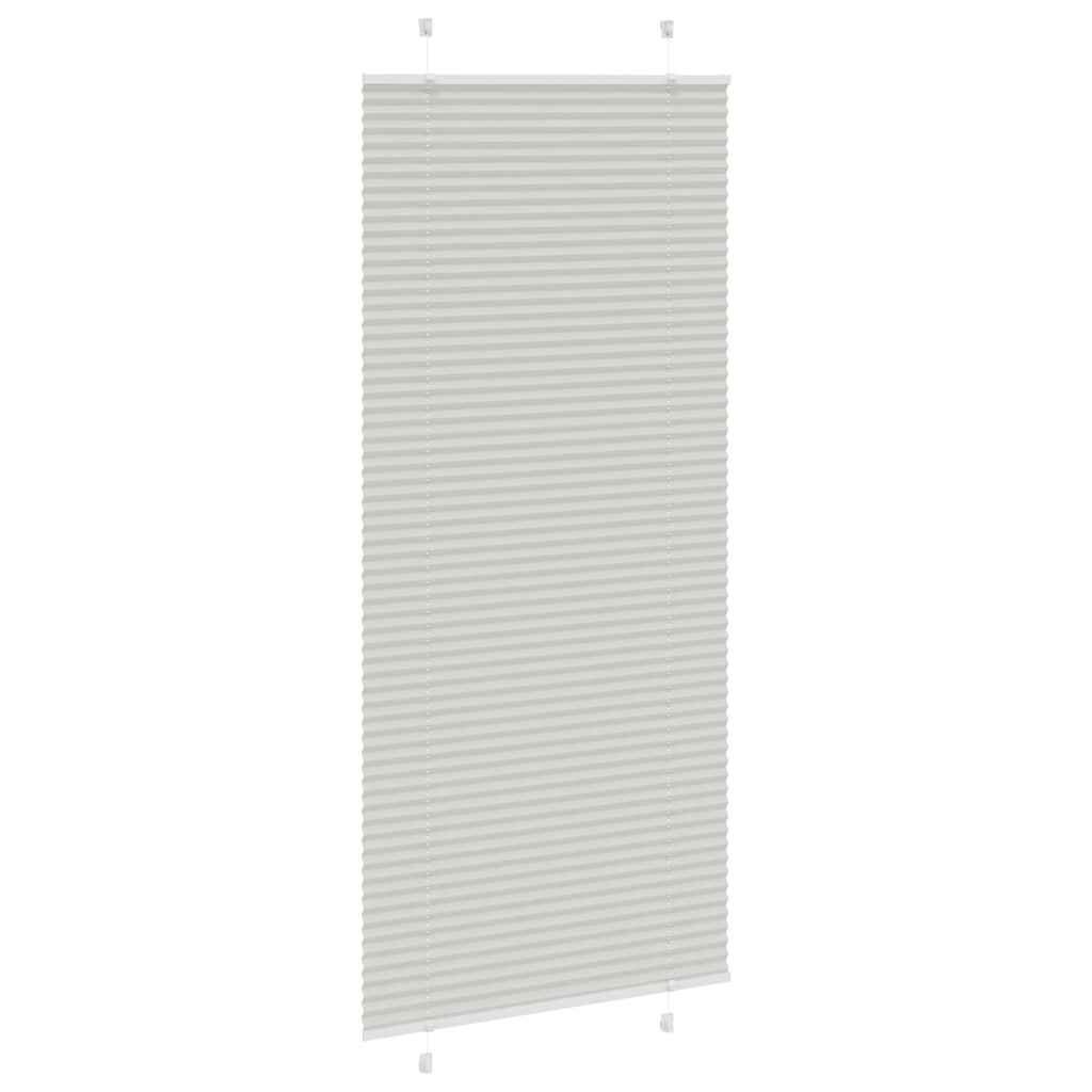 Plissé Rolgordijn Lichtgrijs 100x200 cm - 33% Korting