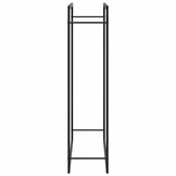 Metszwart Stalen Haardhoutrek 110x28x116 cm - 34% Korting