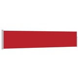 Uittrekbaar Tuinscherm 100x514 cm Rood - 29% Korting