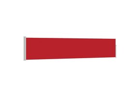 Uittrekbaar Tuinscherm 100x514 cm Rood - 36% Korting!