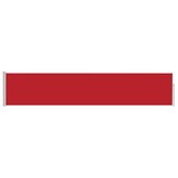 Uittrekbaar Tuinscherm 100x514 cm Rood - 29% Korting