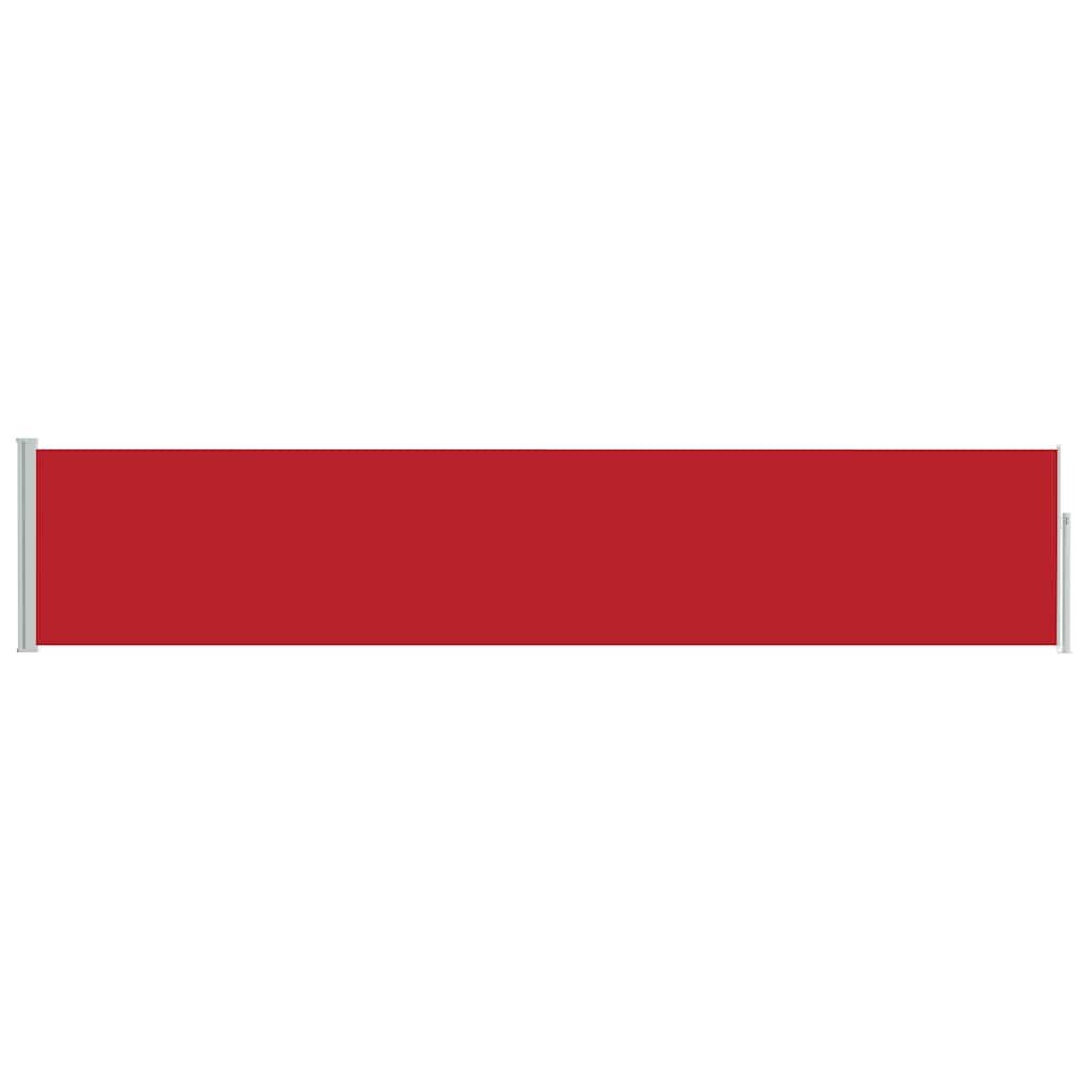 Uittrekbaar Tuinscherm 100x514 cm Rood - 29% Korting