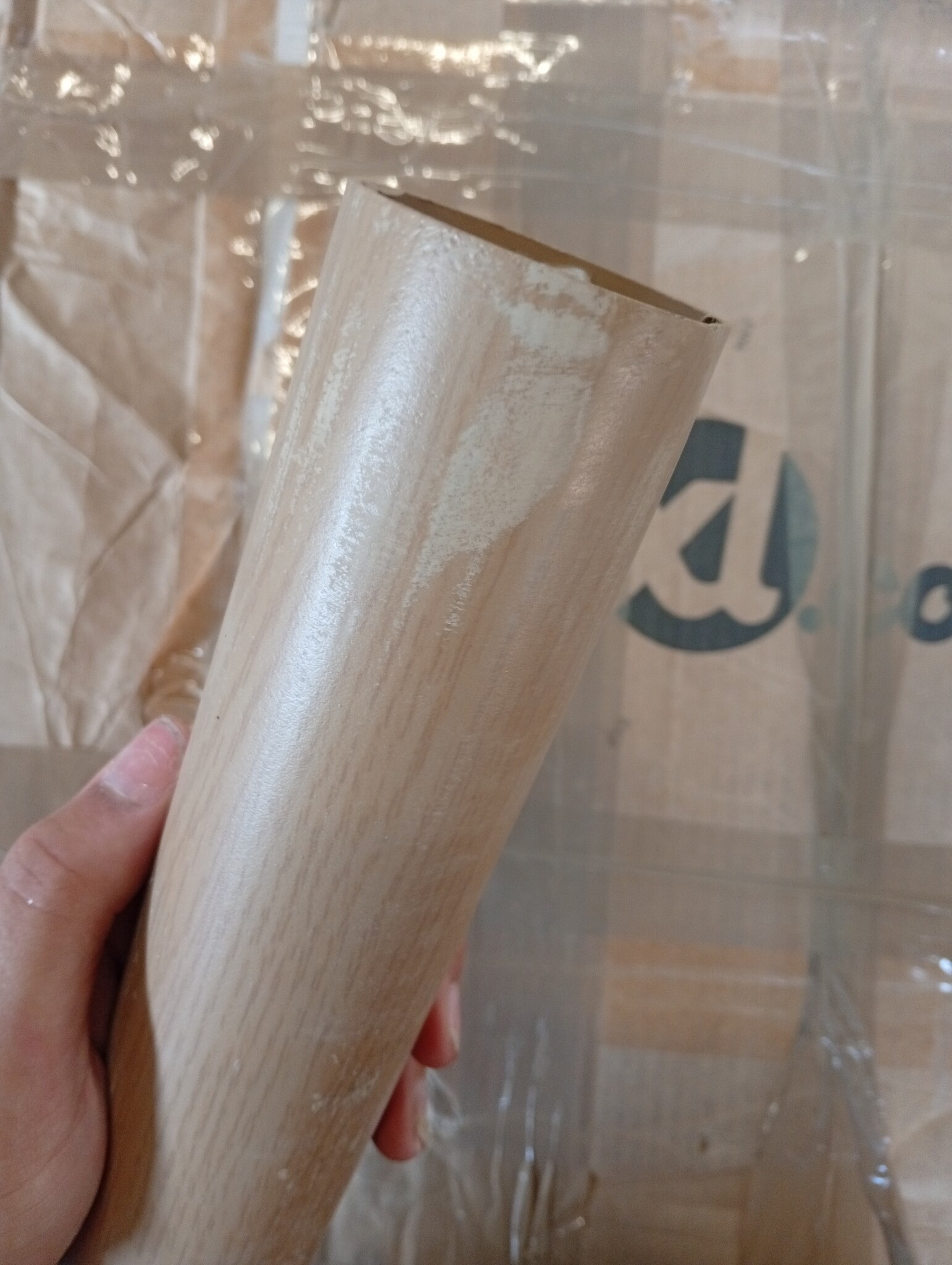 Parasolvoet Licht Hout 45x45x31,5 cm - 54% Korting!