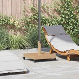 Parasolvoet Licht Hout 45x45x31,5 cm - 54% Korting!