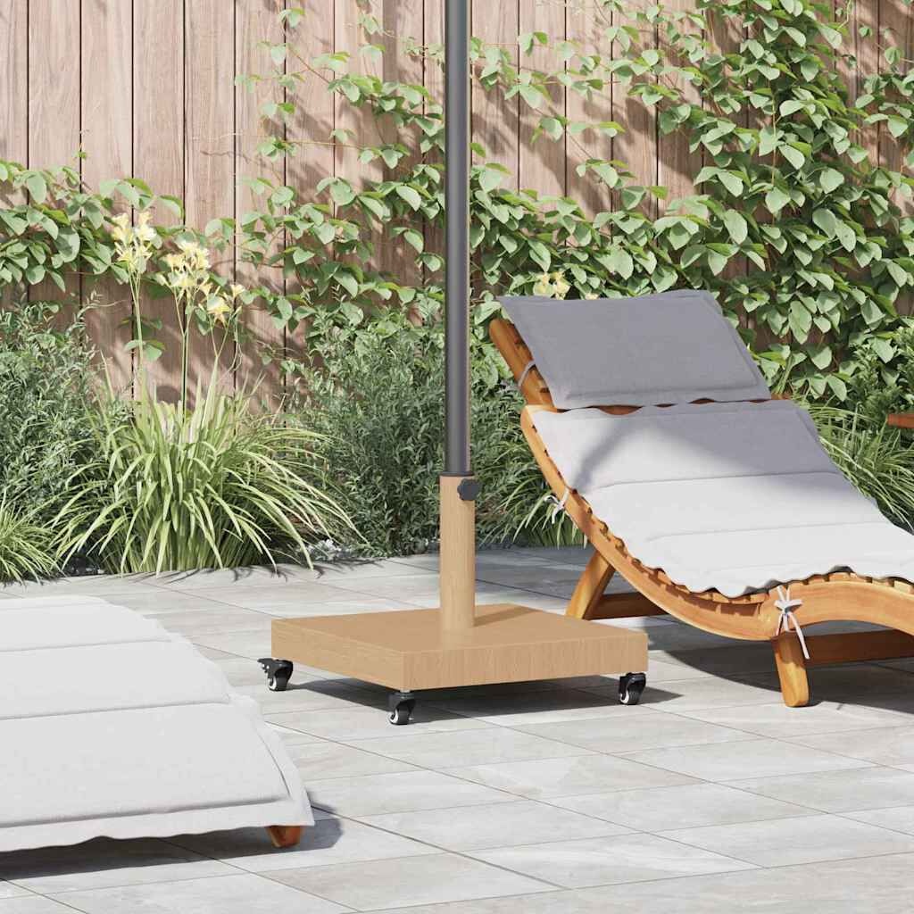 Parasolvoet Licht Hout 45x45x31,5 cm - 54% Korting!