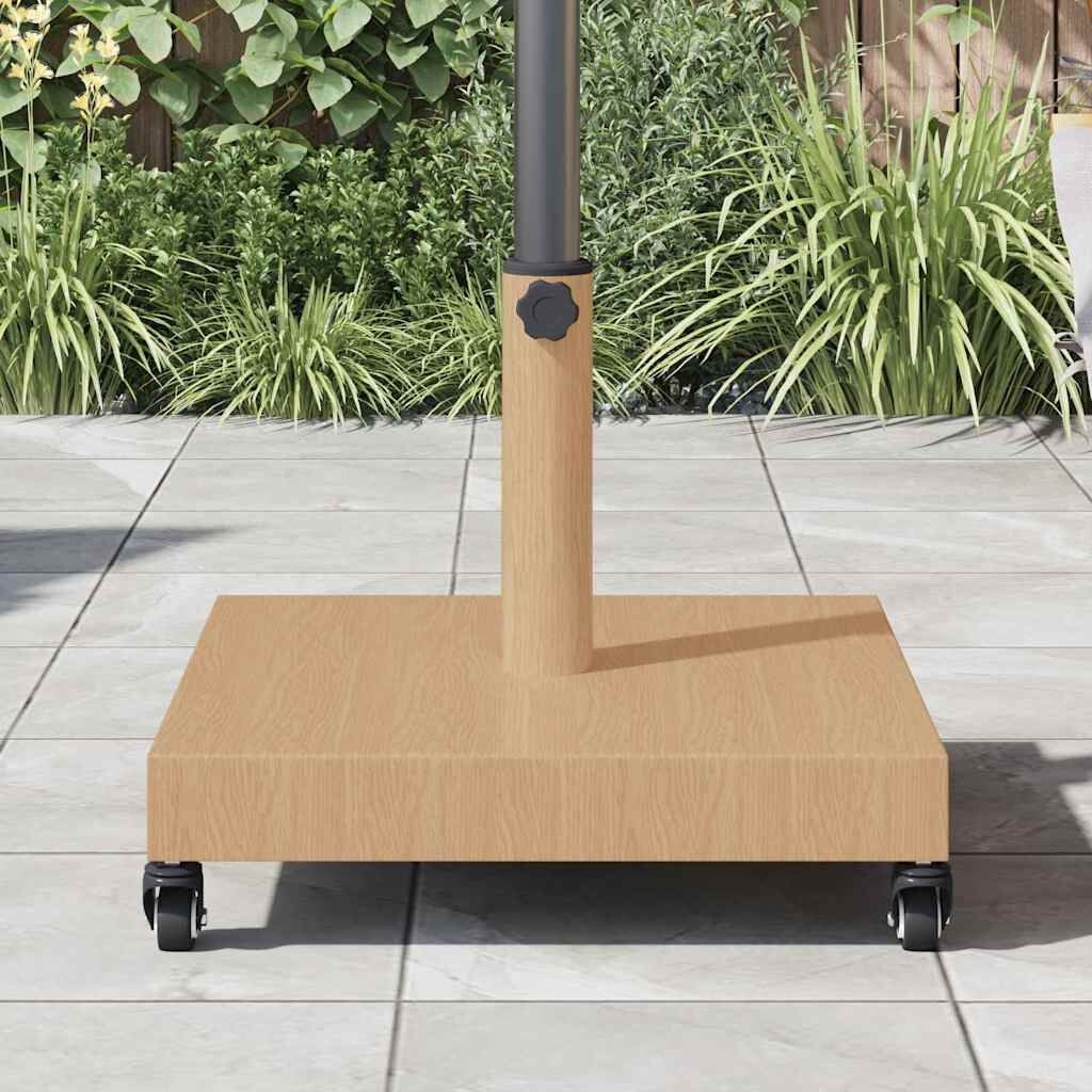 Parasolvoet Licht Hout 45x45x31,5 cm - 54% Korting!
