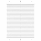 Plissé rolgordijn Wit 105x100cm - 28% Korting
