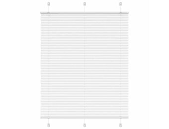 Plissé rolgordijn Wit 105x100cm - 28% Korting