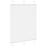 Plissé rolgordijn Wit 105x100cm - 28% Korting