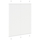 Plissé rolgordijn Wit 105x100cm - 28% Korting