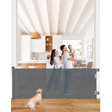 Extra Breed Traphekje 300cm Grijs - 34% Korting!