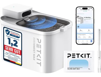 Draadloze Drinkfontein Kat 3L met Batterij & App - 29% Korting