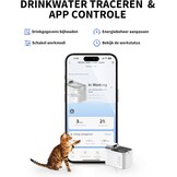Draadloze Drinkfontein Kat 3L met Batterij & App - 29% Korting