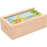 Houten Domino Spel Jungle Dieren 30 Stuks | Educatief 18m+ | 61% Korting