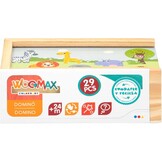 Houten Domino Spel Jungle Dieren 30 Stuks | Educatief 18m+ | 61% Korting