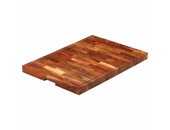 Acaciahouten Hakblok 60x42x4 cm - Met Breuk - 58% Korting