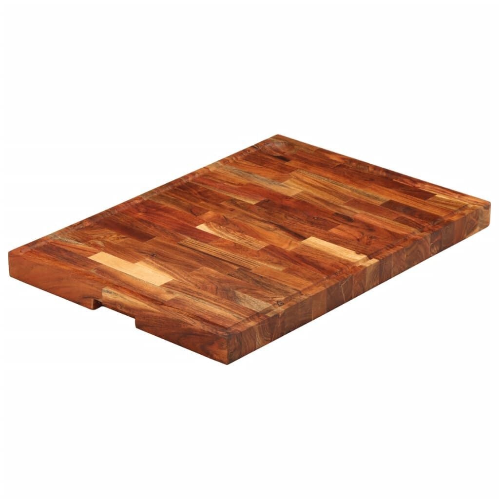 Acaciahouten Hakblok 60x42x4 cm - Met Breuk - 58% Korting
