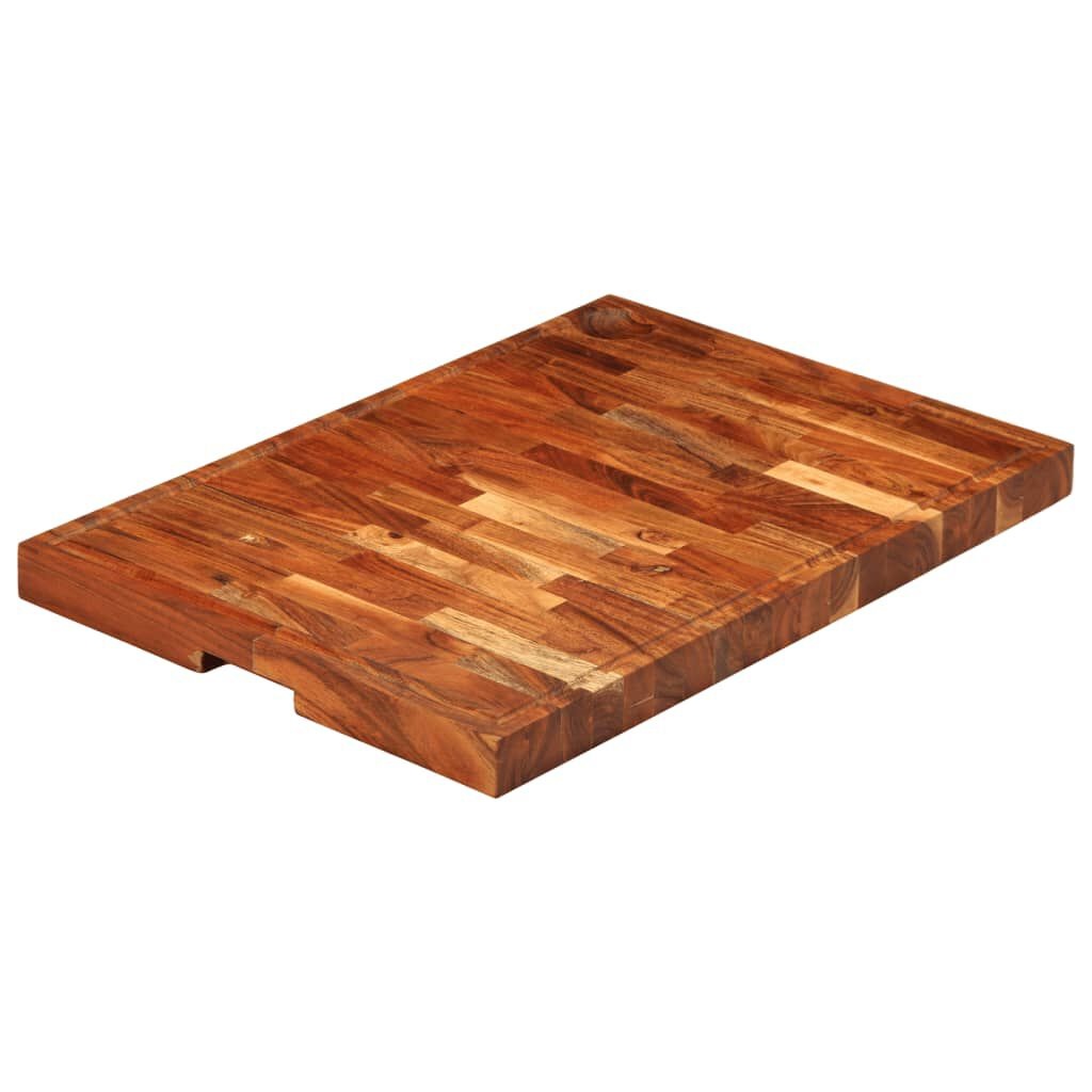 Acaciahouten Hakblok 60x42x4 cm - Met Breuk - 58% Korting