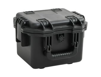 Robuuste Flightcase 30x24,5x20 cm Zwart - 34% Korting