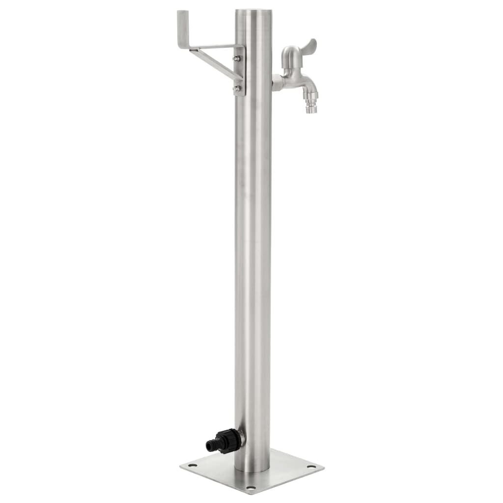 Ronde RVS Tuinwaterkolom 65 cm (54% Korting)