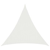 vidaXL Zonnedoek Driehoekig Wit HDPE 2x2m - 32% Korting