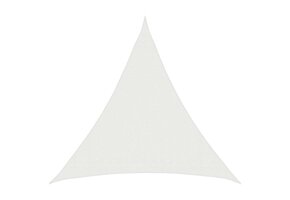 vidaXL Zonnedoek Driehoekig Wit HDPE 2x2m - 32% Korting