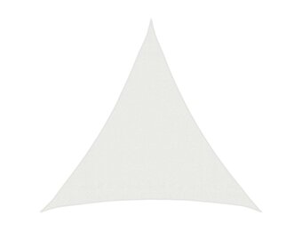 vidaXL Zonnedoek Driehoekig Wit HDPE 2x2m - 32% Korting