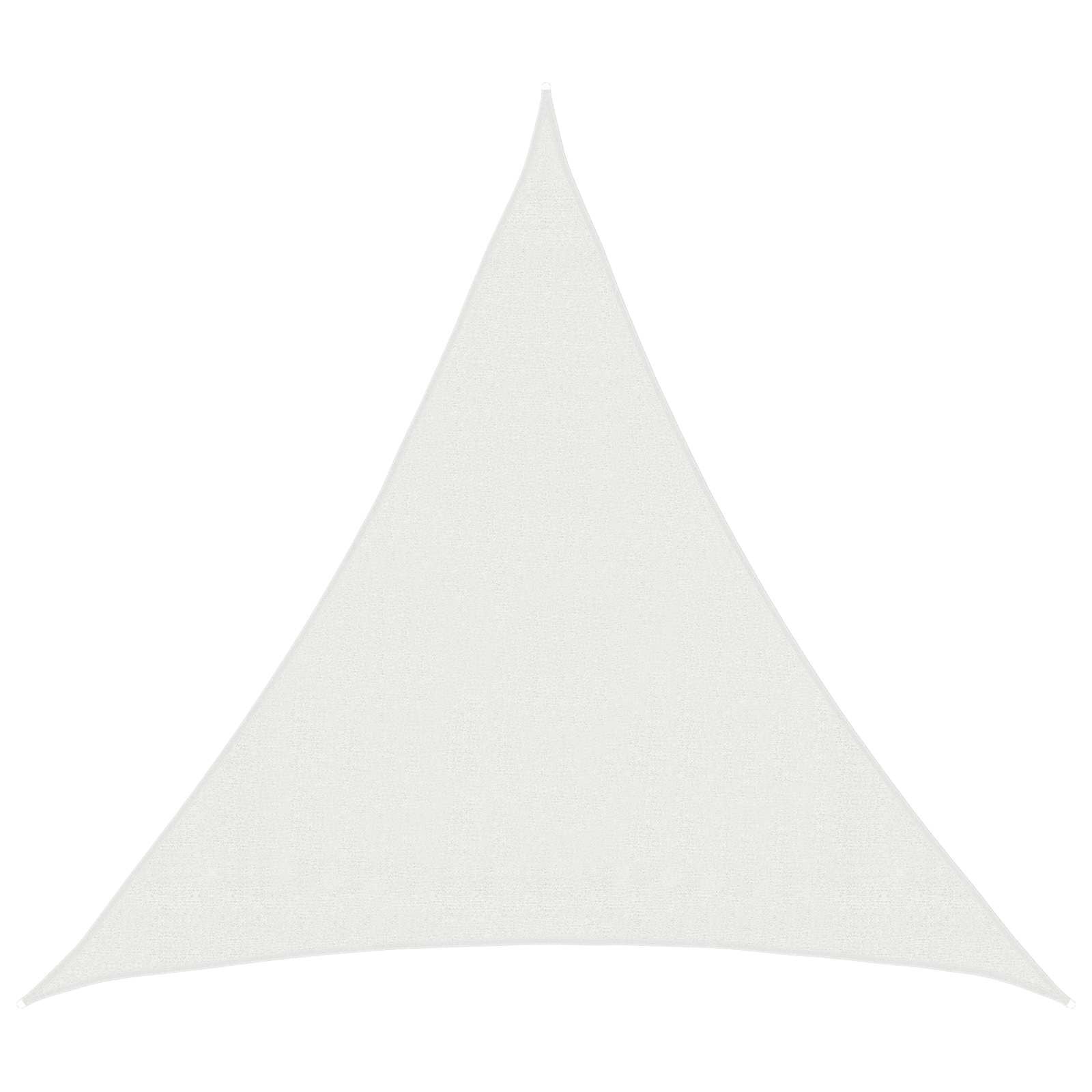 vidaXL Zonnedoek Driehoekig Wit HDPE 2x2m - 32% Korting