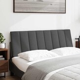 Hoofdbordkussen Hanko 140cm Stof Donkergrijs - 34% Korting