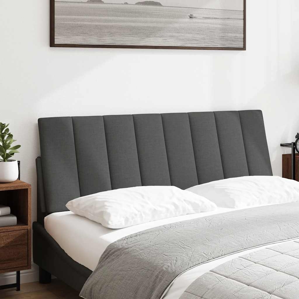 Hoofdbordkussen Hanko 140cm Stof Donkergrijs - 34% Korting