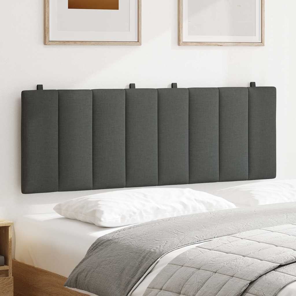 Hoofdbordkussen Hanko 140cm Stof Donkergrijs - 34% Korting