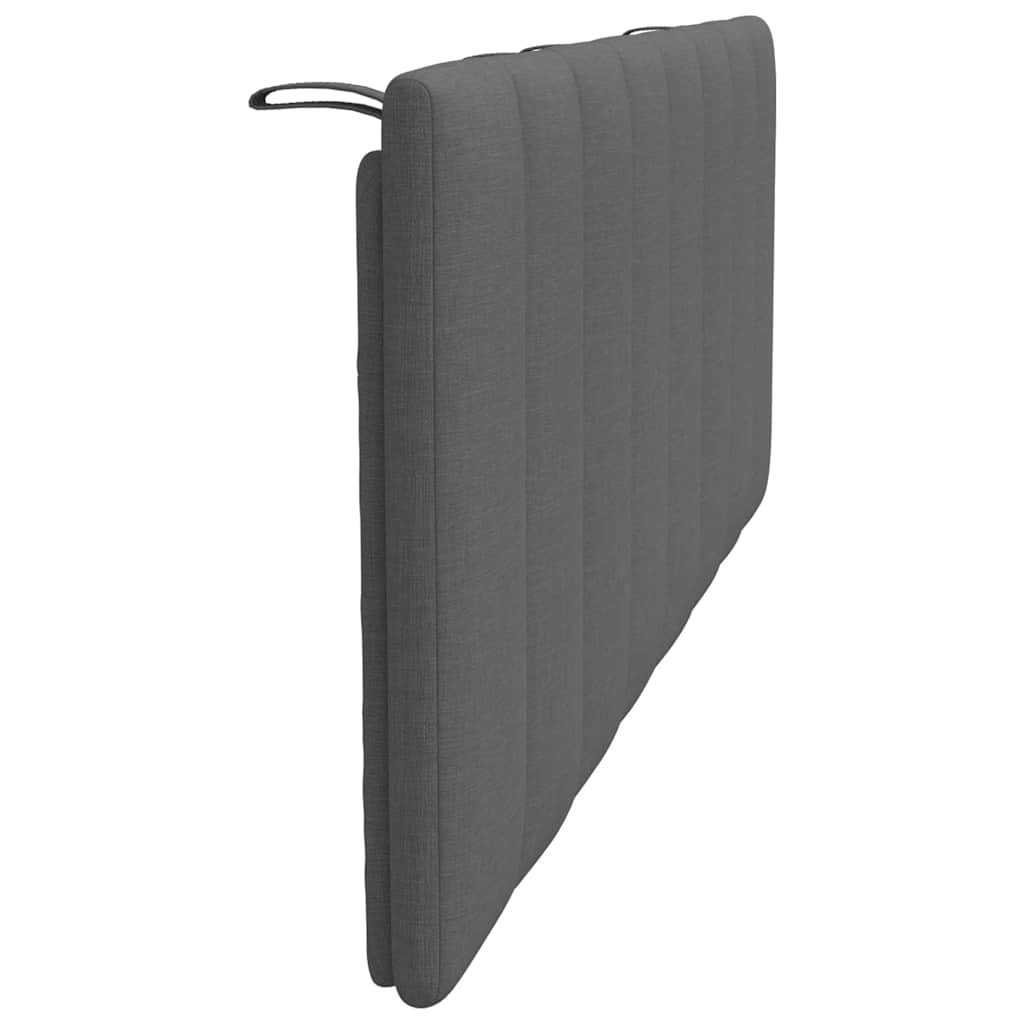 Hoofdbordkussen Hanko 140cm Stof Donkergrijs - 34% Korting