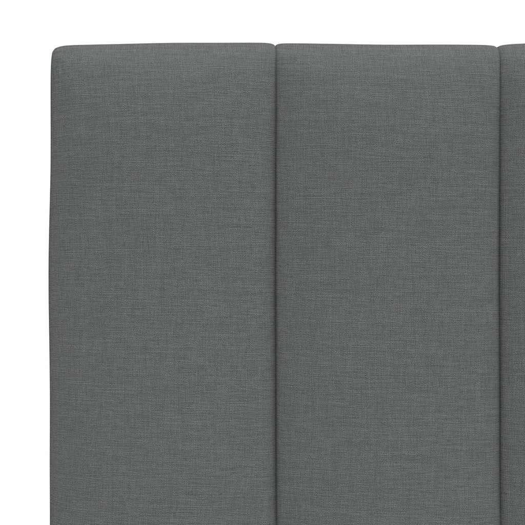 Hoofdbordkussen Hanko 140cm Stof Donkergrijs - 34% Korting