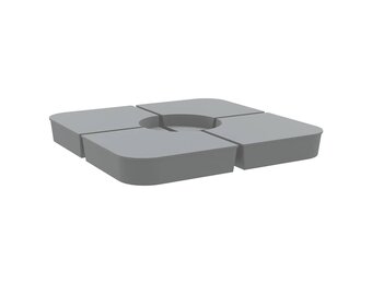 Set Parasolvoeten voor Kruisstandaard - 100 kg - 29% Korting