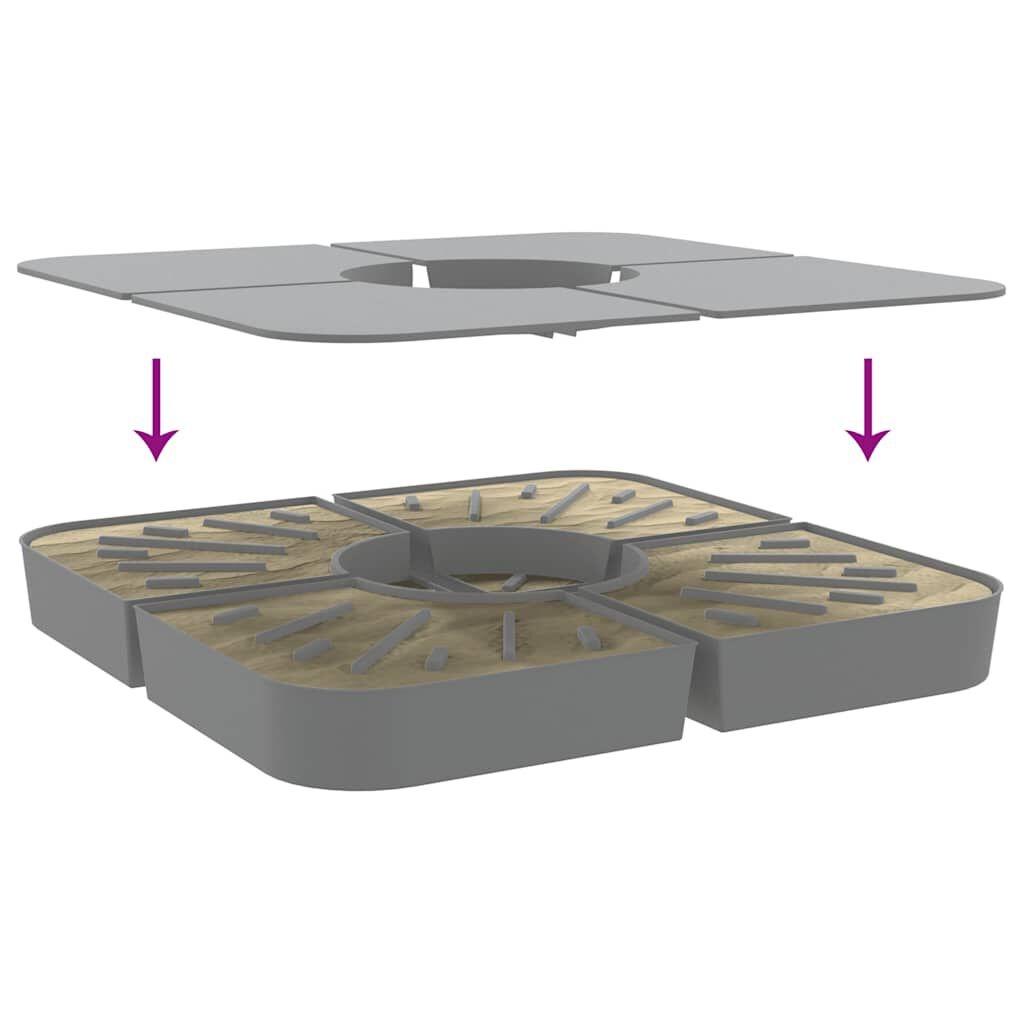 Set Parasolvoeten voor Kruisstandaard - 100 kg - 29% Korting