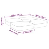 Set Parasolvoeten voor Kruisstandaard - 100 kg - 29% Korting