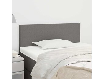 vidaXL Hoofdbord 100x5x78/88 cm stof donkergrijs