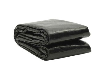 vidaXL Zwembadhoes 488x244 cm PE Zwart - 52% Korting!