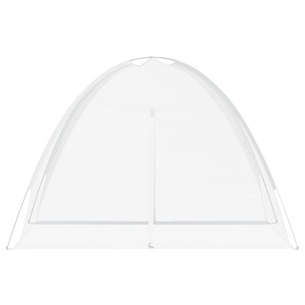 vidaXL Klamboe met deuren Mongolia 220 gaas 200x150x140 cm wit