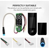 Dashboard voor Xiaomi M365 Pro Pro2 elektrische scooter | Universeel | met printplaat, afdekking en 3 verbindingskabels | Bluetooth V2.0