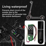 Dashboard voor Xiaomi M365 Pro Pro2 elektrische scooter | Universeel | met printplaat, afdekking en 3 verbindingskabels | Bluetooth V2.0