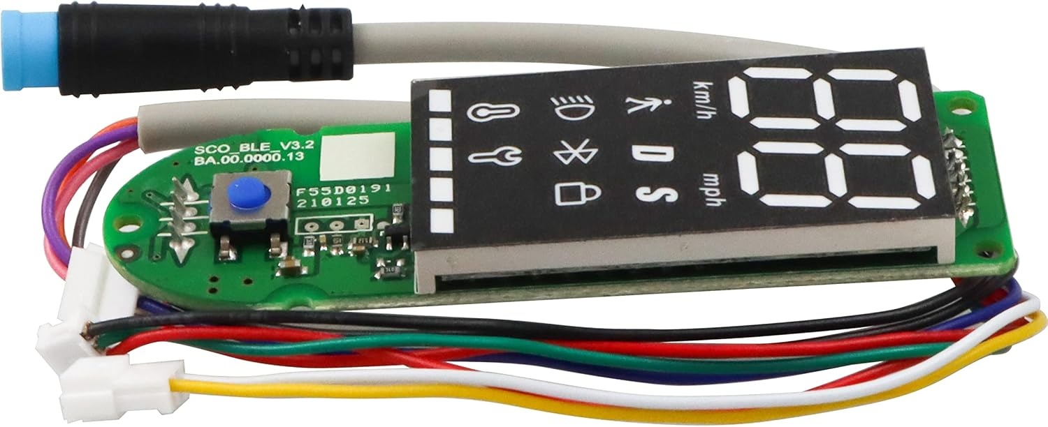 Dashboard voor Xiaomi M365 Pro Pro2 elektrische scooter | Universeel | met printplaat, afdekking en 3 verbindingskabels | Bluetooth V2.0