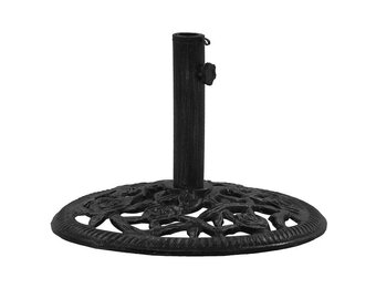 vidaXL Parasolvoet 48x48x33 cm gietijzer zwart