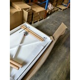 Rechthoekige tafel - koffie tafel - scandinavische stijl - wit